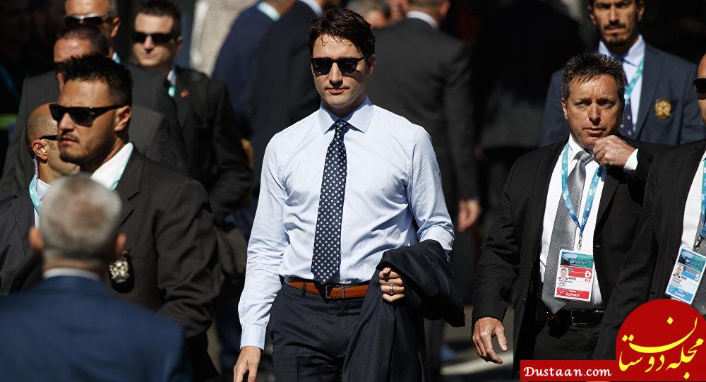 www.dustaan.com عینک آفتابی نخست‌ وزیر جوان کانادا دردسرساز شد! +عکس