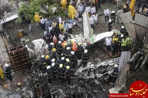 www.dustaan.com سقوط هواپیما در هند با 6 کشته +تصاویر
