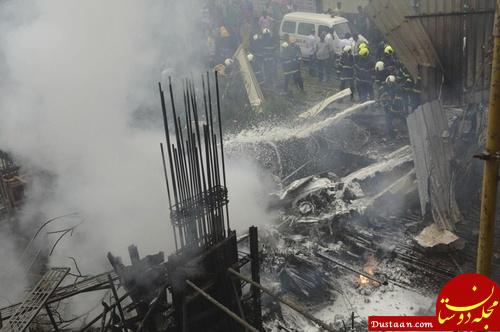 www.dustaan.com سقوط هواپیما در هند با 6 کشته +تصاویر