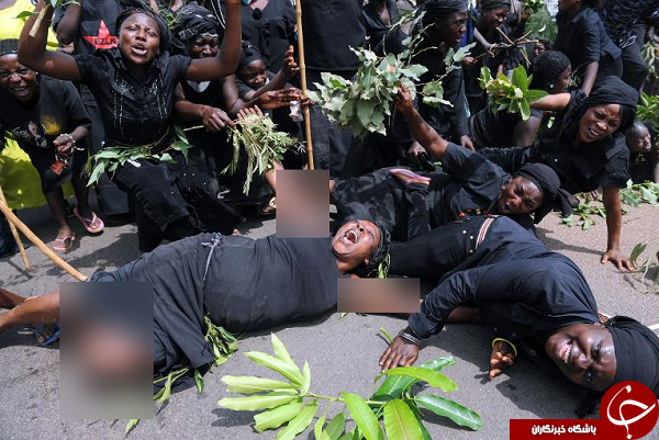 اخبار,اخبار گوناگون, ضجه‌های گران‌قیمت آفریقایی‌ها در مراسم تشییع
