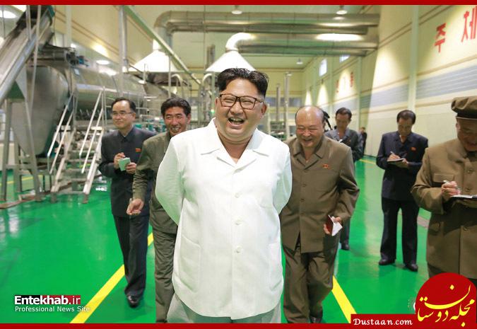 تصاویر : رهبر کره شمالی در مزرعه و کارخانه فرآوری سیب زمینی