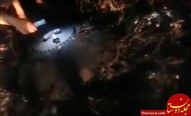 سقوط یک یوفوی عجیب در خاک قزاقستان ! / فیلم + عکس