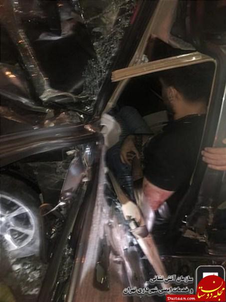 درهم پیچیدن پرشیا براثر برخورد با تیر چراغ برق +تصاویر www.dustaan.com درهم پیچیدن پرشیا براثر برخورد با تیر چراغ برق +تصاویر