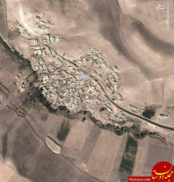 عکس هوایی عجیب از یک روستا در زنجان! www.dustaan.com عکس هوایی عجیب از یک روستا در زنجان!