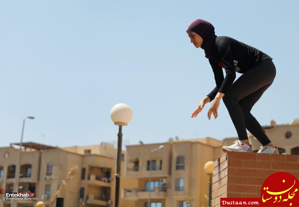 عکس/ راهکار دختران مصری برای مقابله با مزاحمت‌های خیابانی