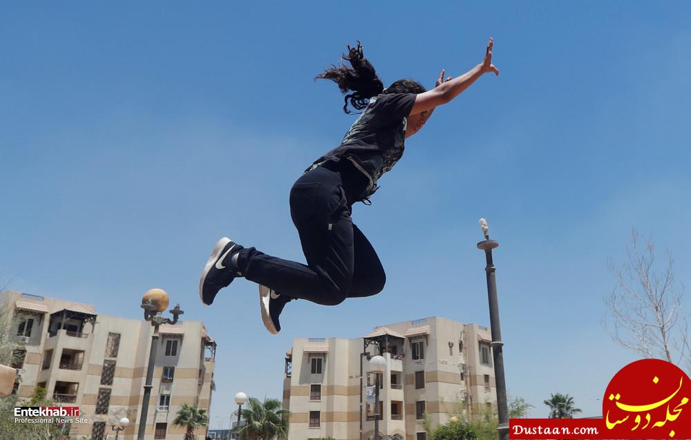 عکس/ راهکار دختران مصری برای مقابله با مزاحمت‌های خیابانی