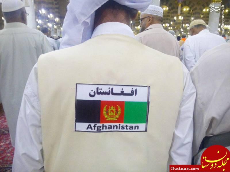 www.dustaan.com پوشش‌ های رنگارنگ حجاج در مناسک حج +تصاویر
