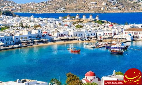 جزیره رنگارنگ میکونوس در یونان
