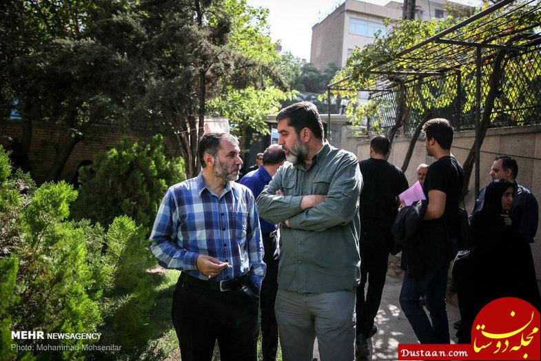 www.dustaan.com بازیگران حاضر در مراسم تشییع ضیاءالدین دری +تصاویر