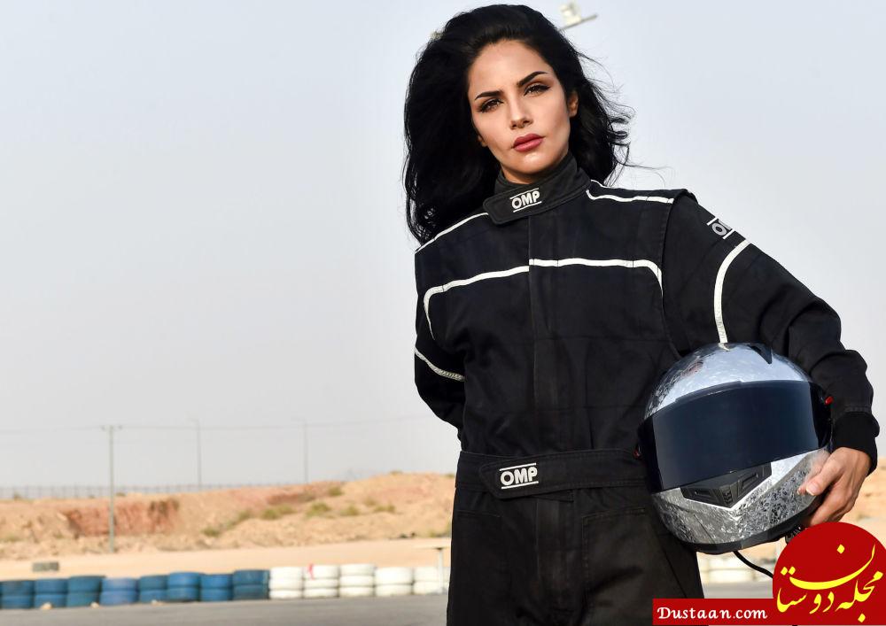 www.dustaan.com راننده دختر سعودی در مسابقات اتومبیل رانی +عکس ها