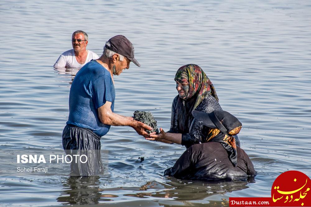 www.dustaan.com لجن‌ درمانی در سواحل دریاچه ارومیه +عکس ها