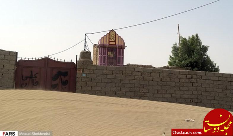 طوفان شن در سیستان خانه ها را دفن کرد +تصاویر www.dustaan.com طوفان شن در سیستان خانه ها را دفن کرد +تصاویر