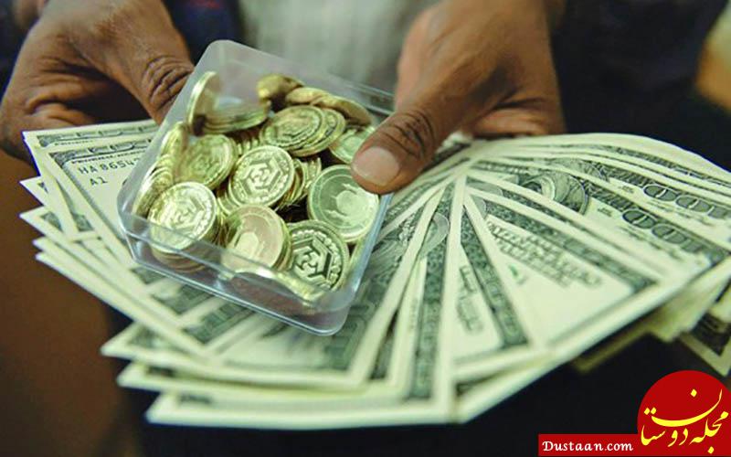 www.dustaan.com-قیمت ارز و سکه کاهش یافت؛ دلار ۱۳ هزار و ۵۵۰ تومان