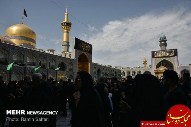 www.dustaan.com مراسم عزاداری روز تاسوعای حسینی در مشهد و قم +عکس