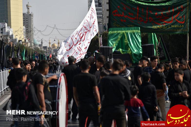 www.dustaan.com مراسم عزاداری روز تاسوعای حسینی در مشهد و قم +عکس