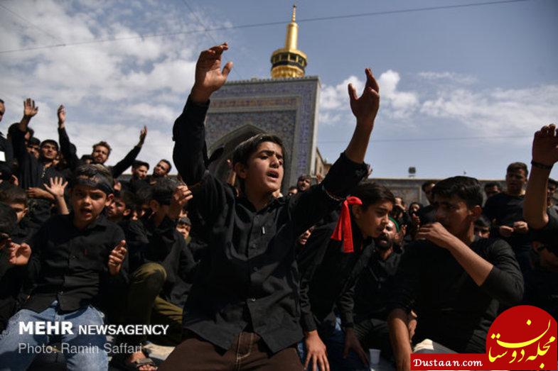 www.dustaan.com مراسم عزاداری روز تاسوعای حسینی در مشهد و قم +عکس
