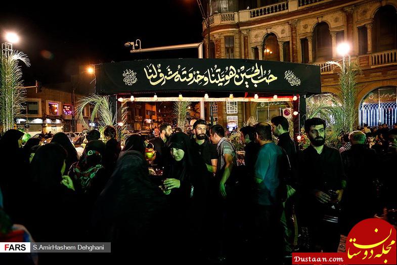 www.dustaan.com پذیرایی جالب یک موکب در تهران +تصاویر