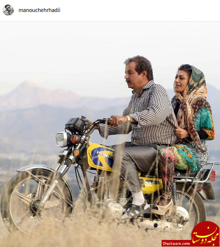 موتورسواری «یکتا ناصر» و «سعید آقاخانی»+عکس