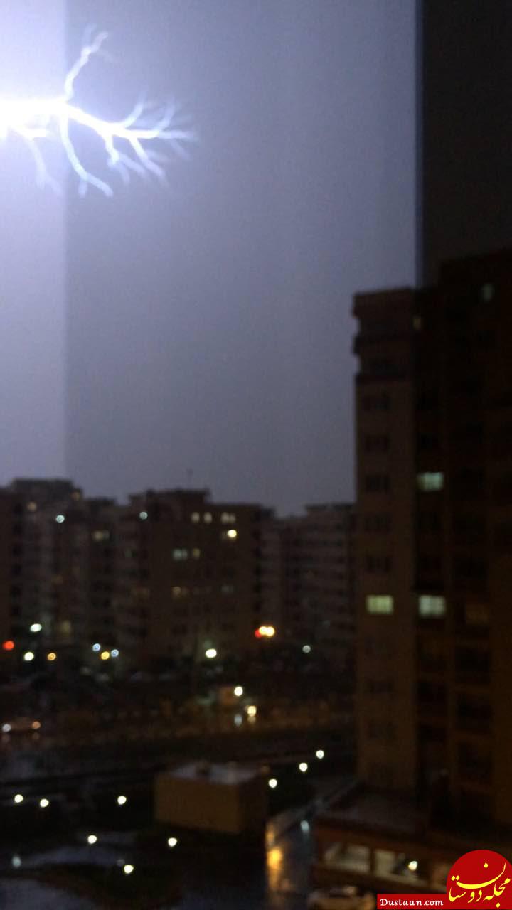 عکس از طوفان تهران