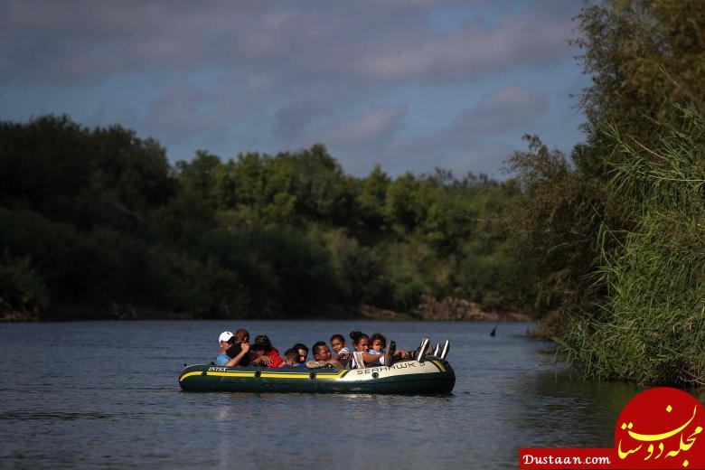 بارداشت مهاجران غیرقانونی در مرز آمریکا - مکزیک