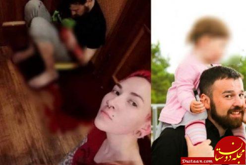 زن روس با چاقو شوهر سابقش را زخمی و سلفی گرفت! +عکس