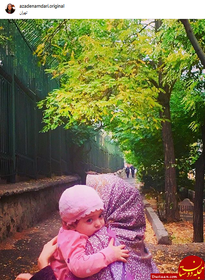 «آزاده نامداری» بدون چادر در خیابان‌های تهران! +عکس