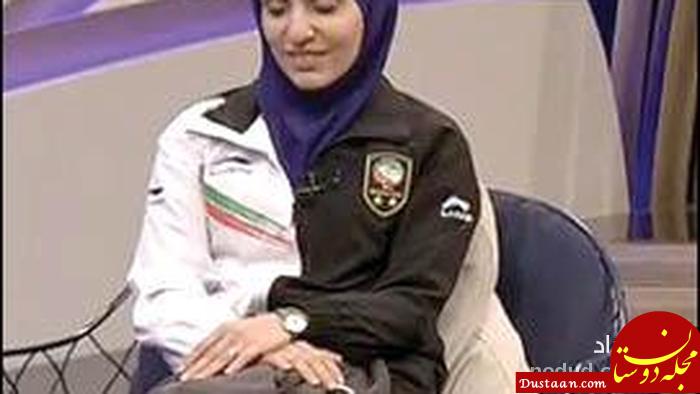 لباس خبرساز بانوی قهرمان ایرانی در تلویزیون! +عکس