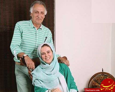 احمد نجفی و همسرش