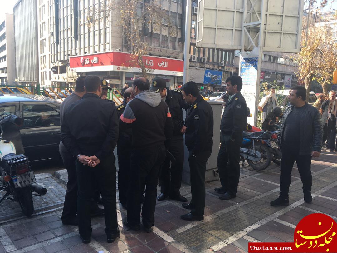 درگیری پلیس تهران با سارقان مسلح در خیابان جمهوری / 3 سارق دستگیر و 1 نفر مجروح شد (+عکس)