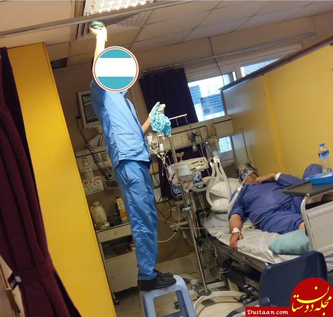 ماجرای جنجالی عکسی که از یک بیمارستان در تهران +عکس