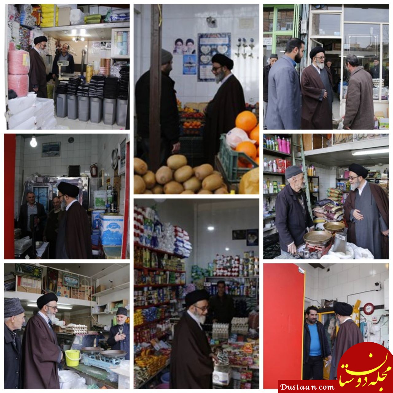 عکس: گفتگوی صمیمانه امام جمعه محبوب تبریز با اصناف