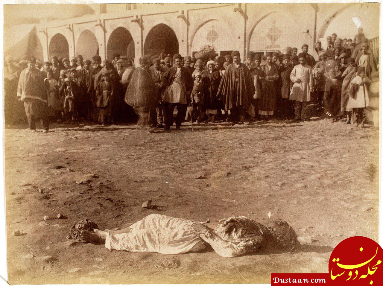 روش وحشتناک اعدام در دوره قاجار +عکس