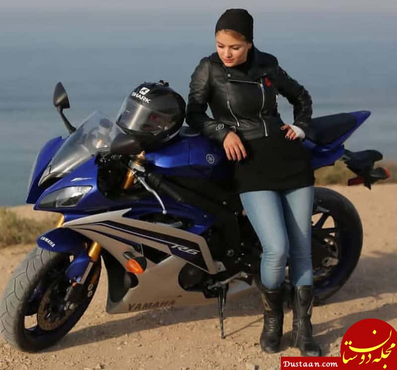 بهناز شفیعی اولین دختر موتور سوار ایران
