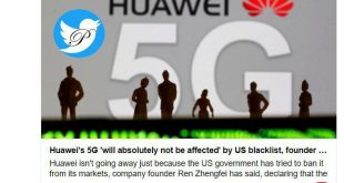 هوآوی در فناوری 5G دو سه سالی از آمریکا جلوتر است