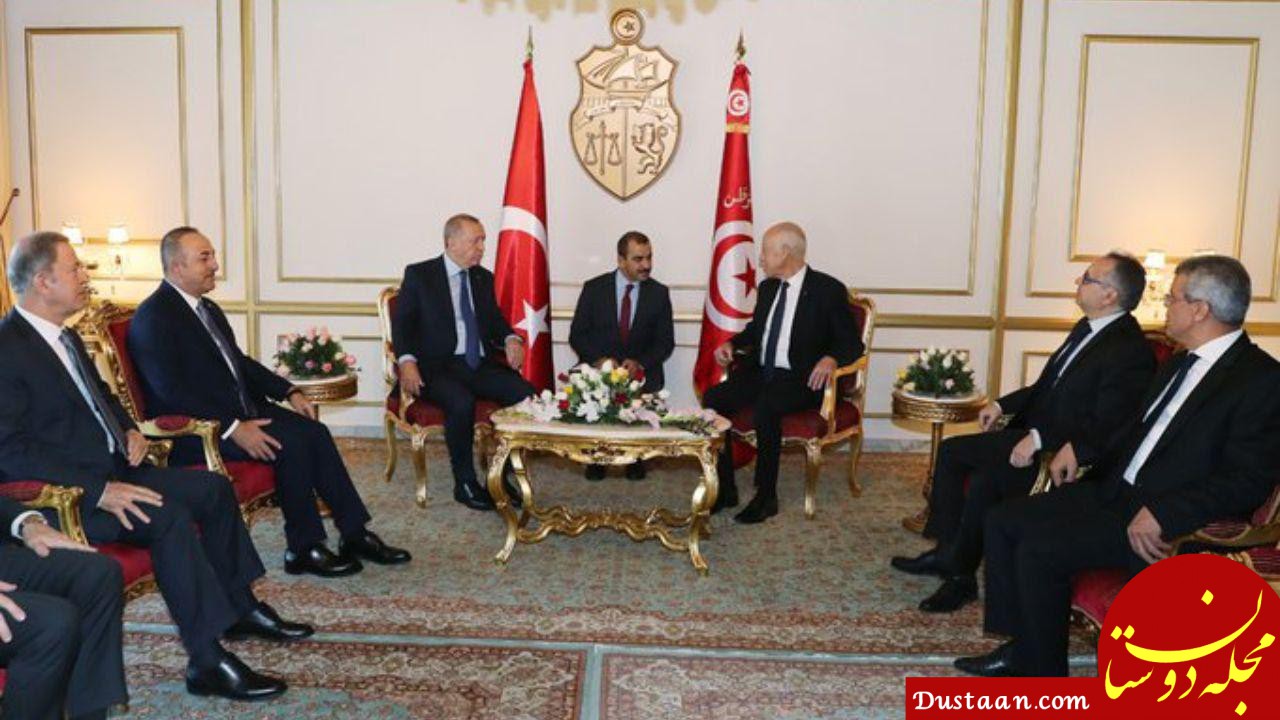 اعتراض اردوغان به بوی سیگار در نشست مطبوعاتی با رئیس‌جمهور تونس