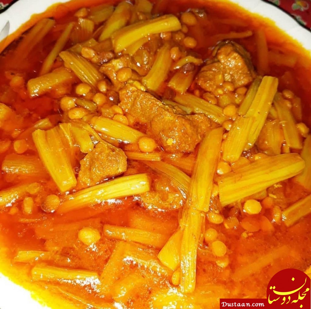 خورشت کنگر قیمه