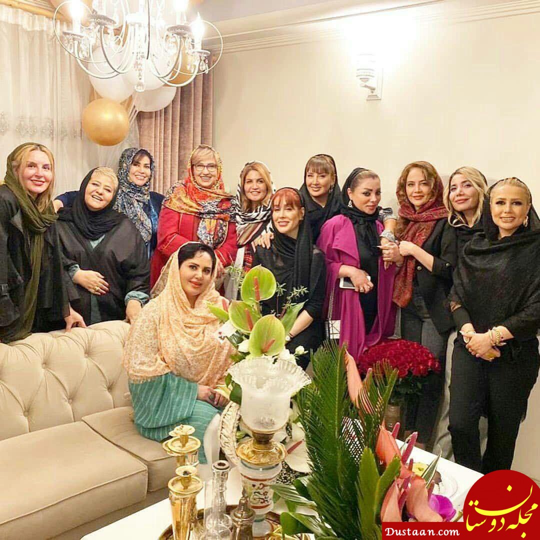 عکس های دیدنی از جشن تولد رابعه اسکویی با حضور بازیگران زن