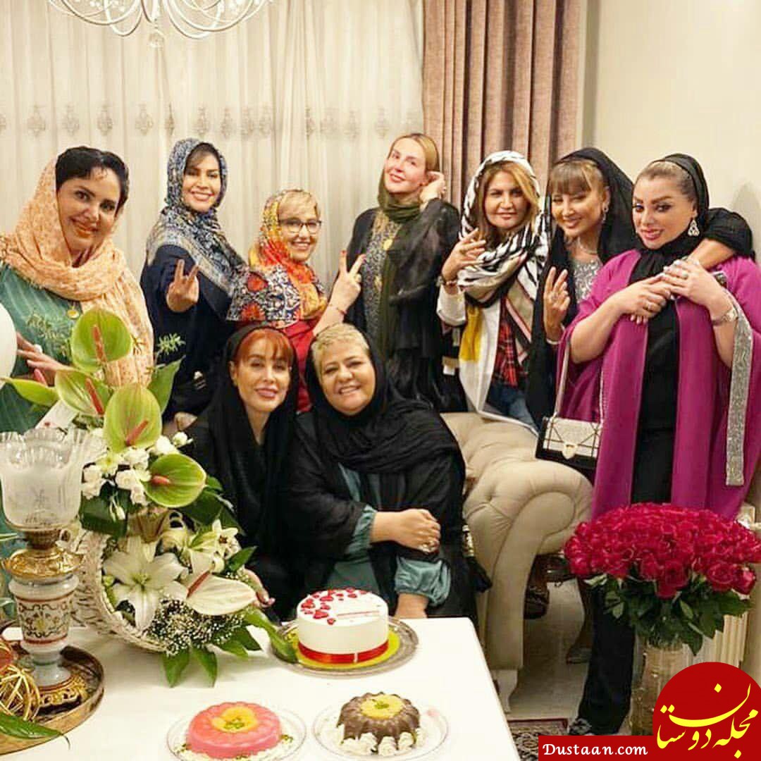 عکس های دیدنی از جشن تولد رابعه اسکویی با حضور بازیگران زن