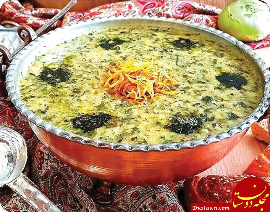 طرز تهیه آش سرماخوردگی با شلغم