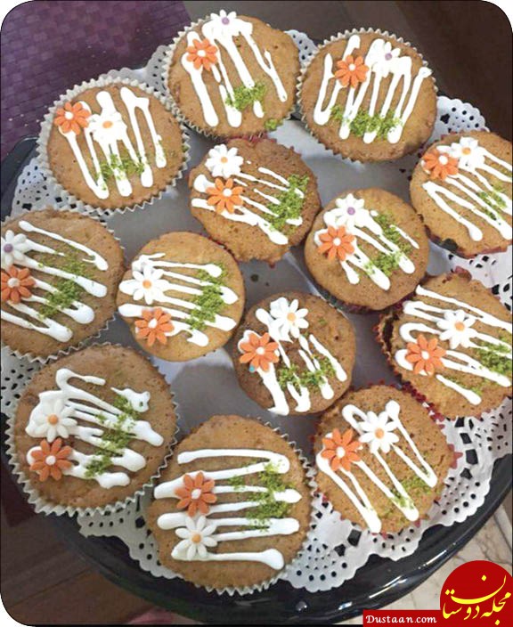 طرز تهیه کاپ کیک پاییزی هویج و گردو