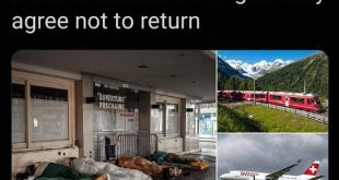 پیشنهاد عجیب مقامات سوئیس برای بی‌خانمان‌ها